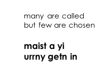 many are called