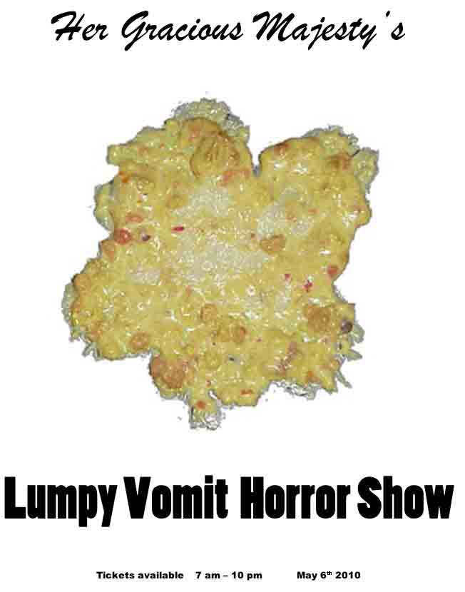lumpy vomit